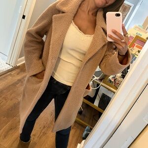 Scotch & Soda Camel Teddy Jacket